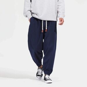 Men's Dark Blue Jogger Pants